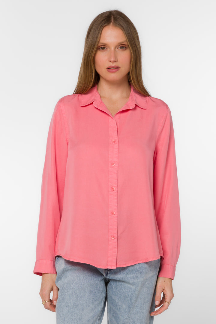 Leila Strawberry Ice Shirt - Tops - Velvet Heart Clothing