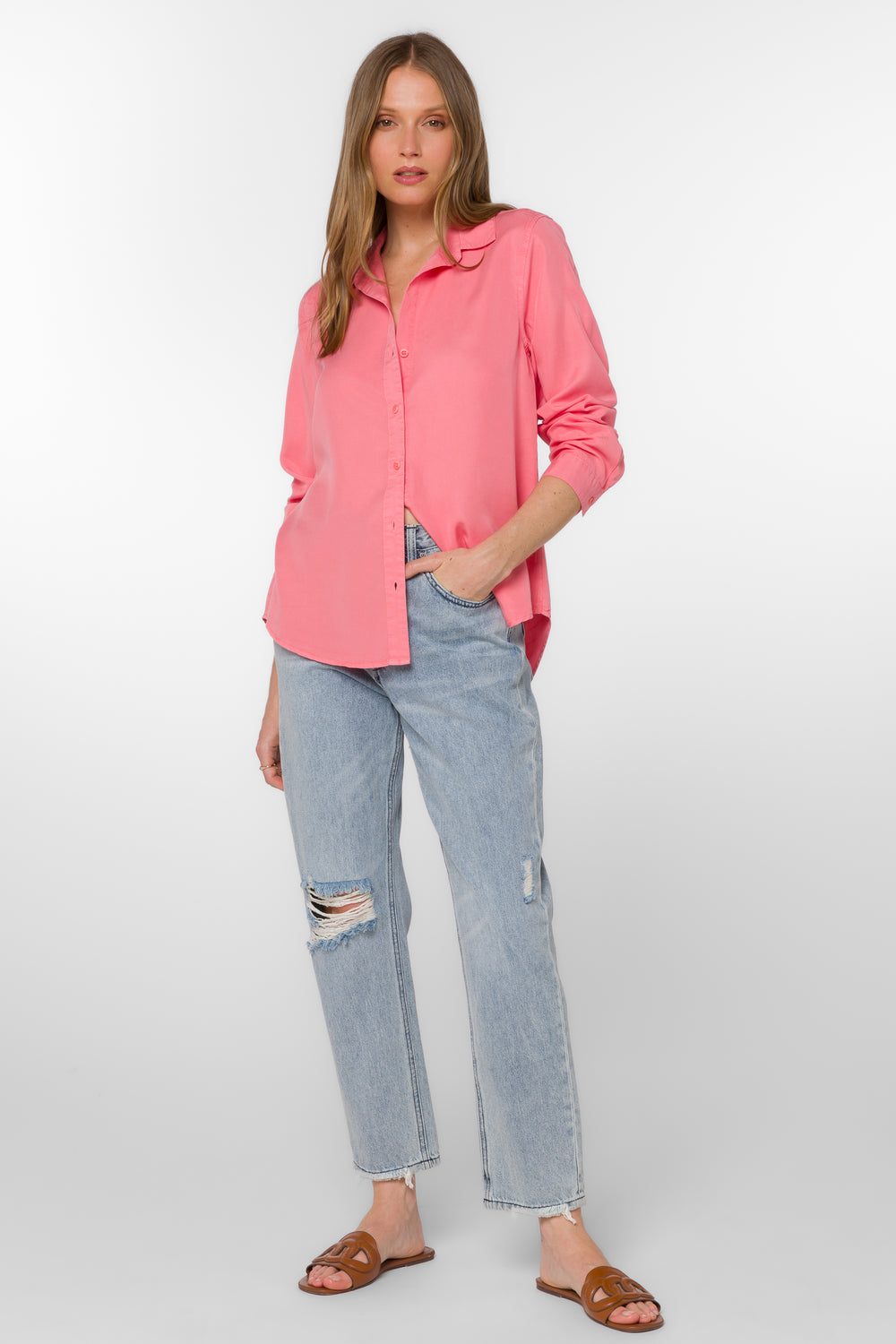 Leila Strawberry Ice Shirt - Tops - Velvet Heart Clothing