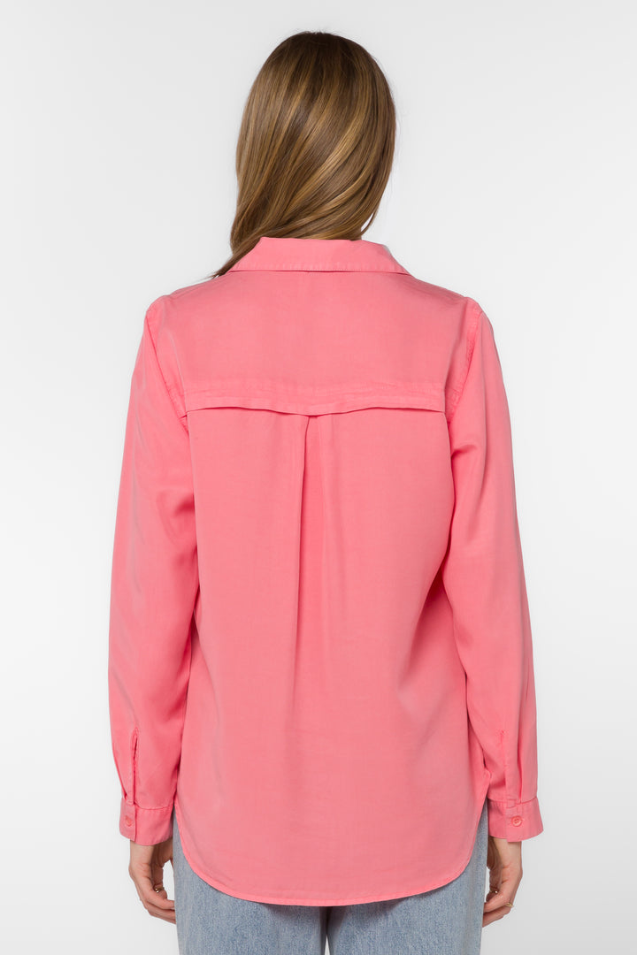 Leila Strawberry Ice Shirt - Tops - Velvet Heart Clothing