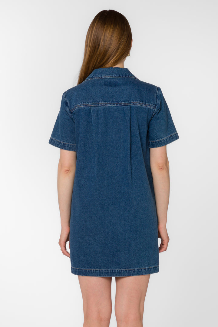 Lia River Blue Dress - Dresses - Velvet Heart Clothing