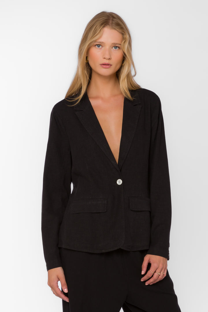 Loni Black Blazer