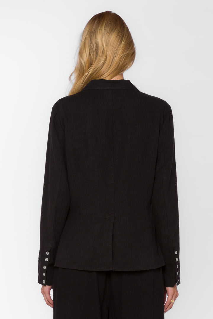 Loni Black Blazer - Jackets & Outerwear - Velvet Heart Clothing