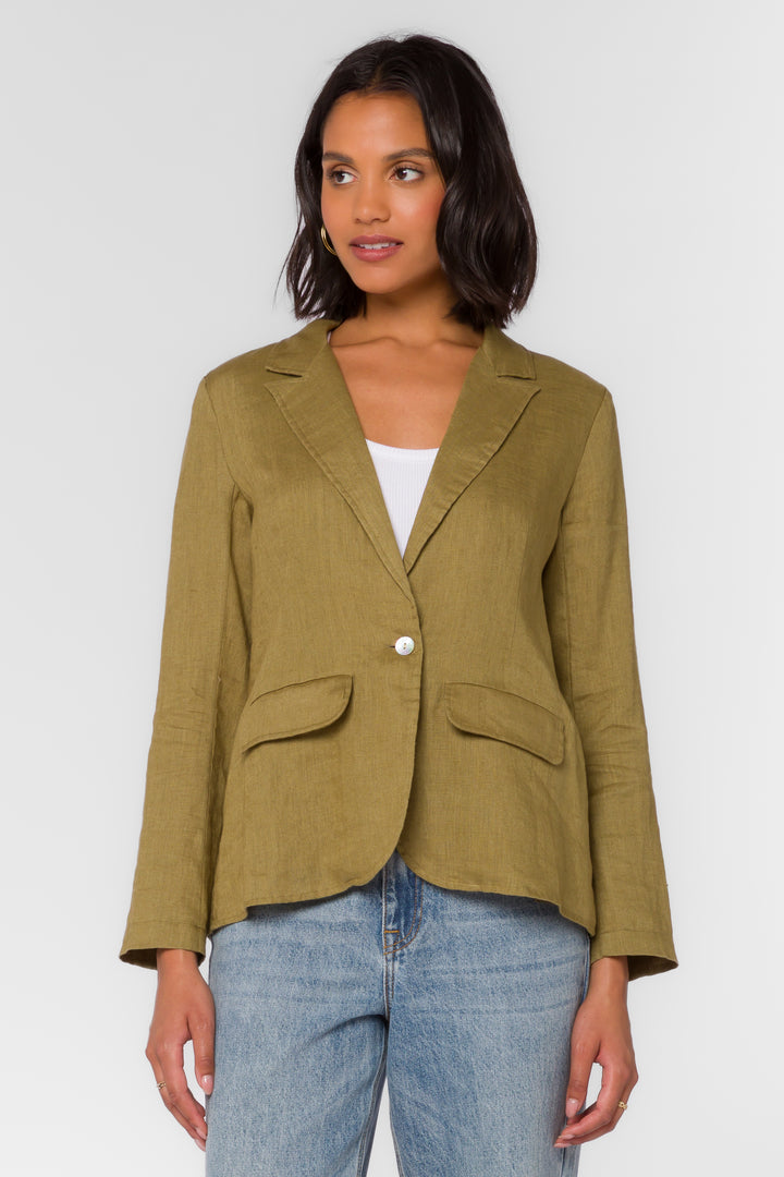 Loni Olive Blazer