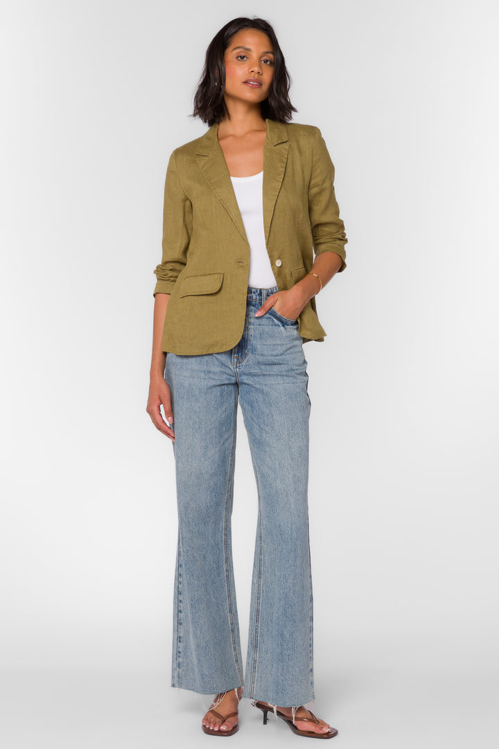 Loni Olive Blazer