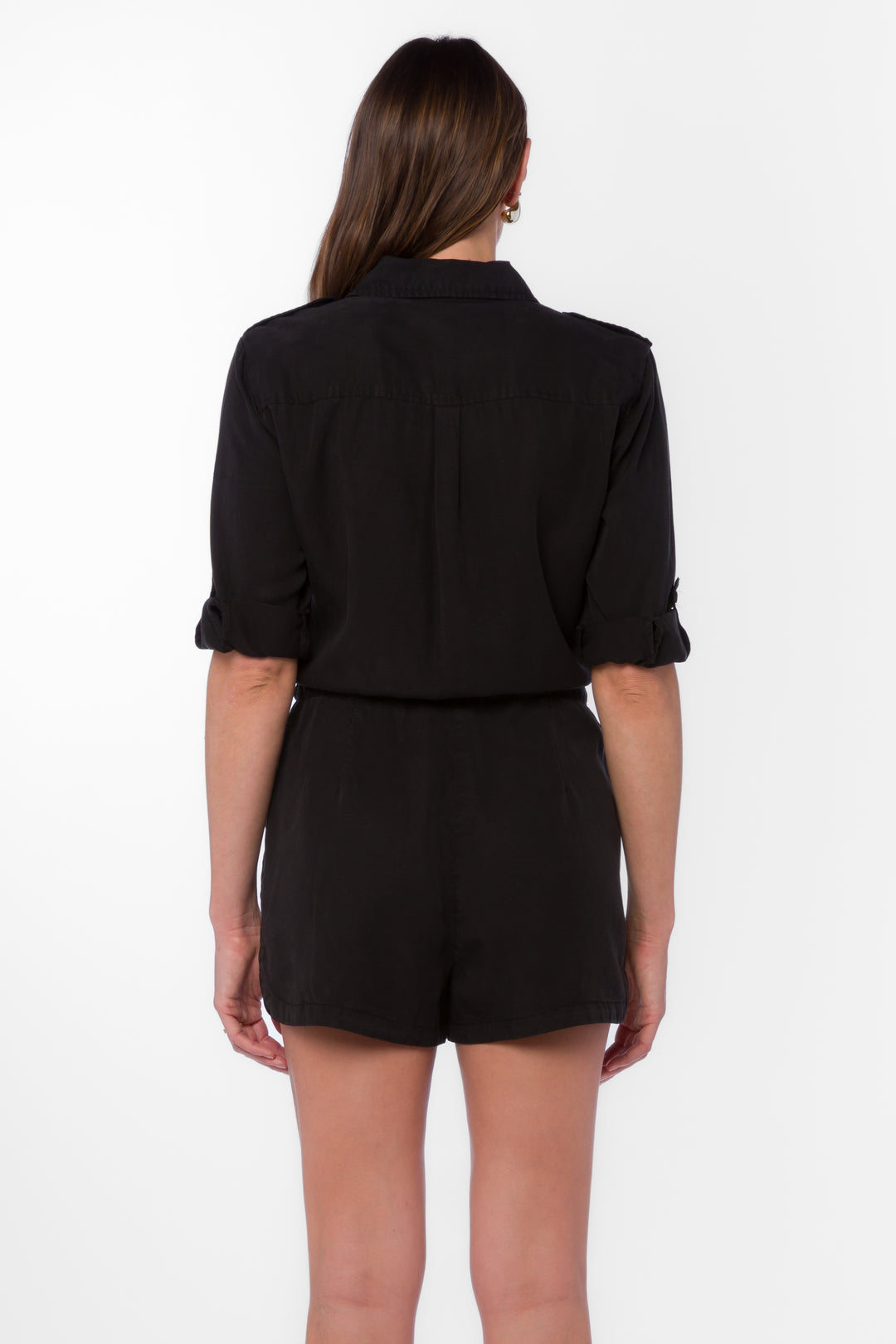 Luba Black Romper - Jumpsuits & Rompers - Velvet Heart Clothing