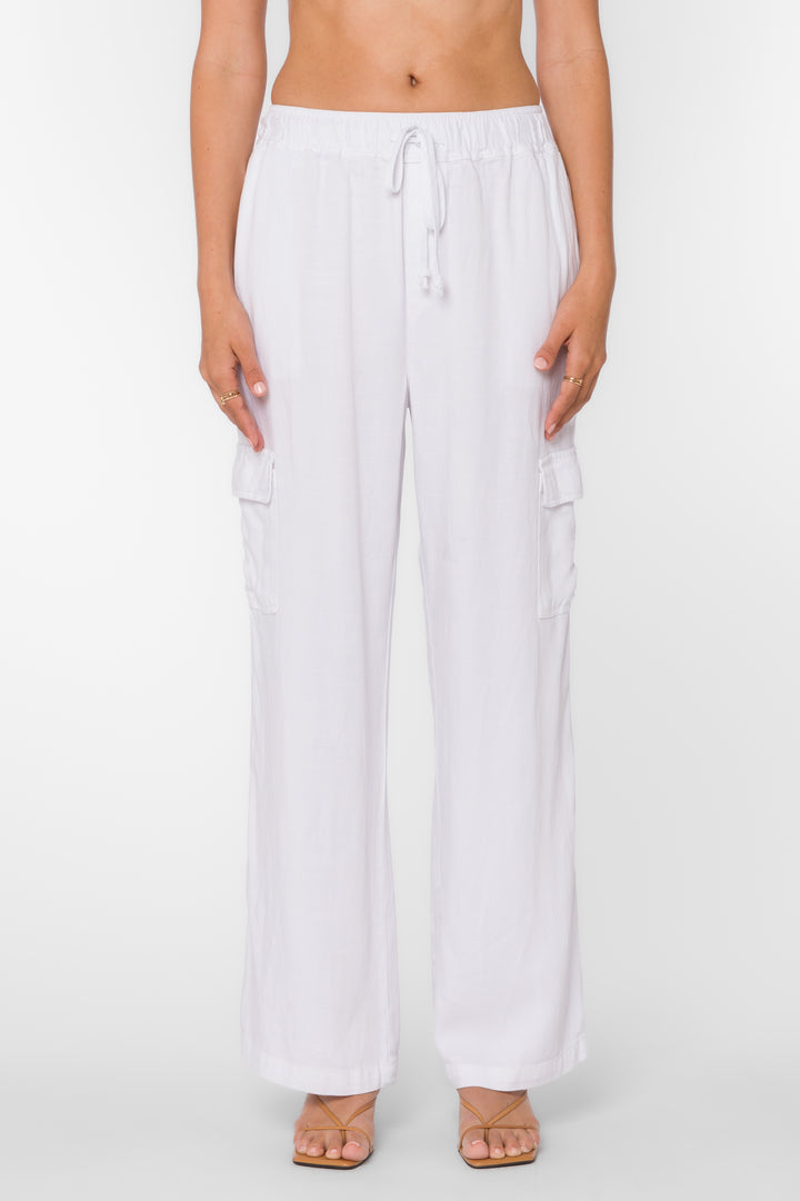 Lynlee Optic White Pants - Bottoms - Velvet Heart Clothing