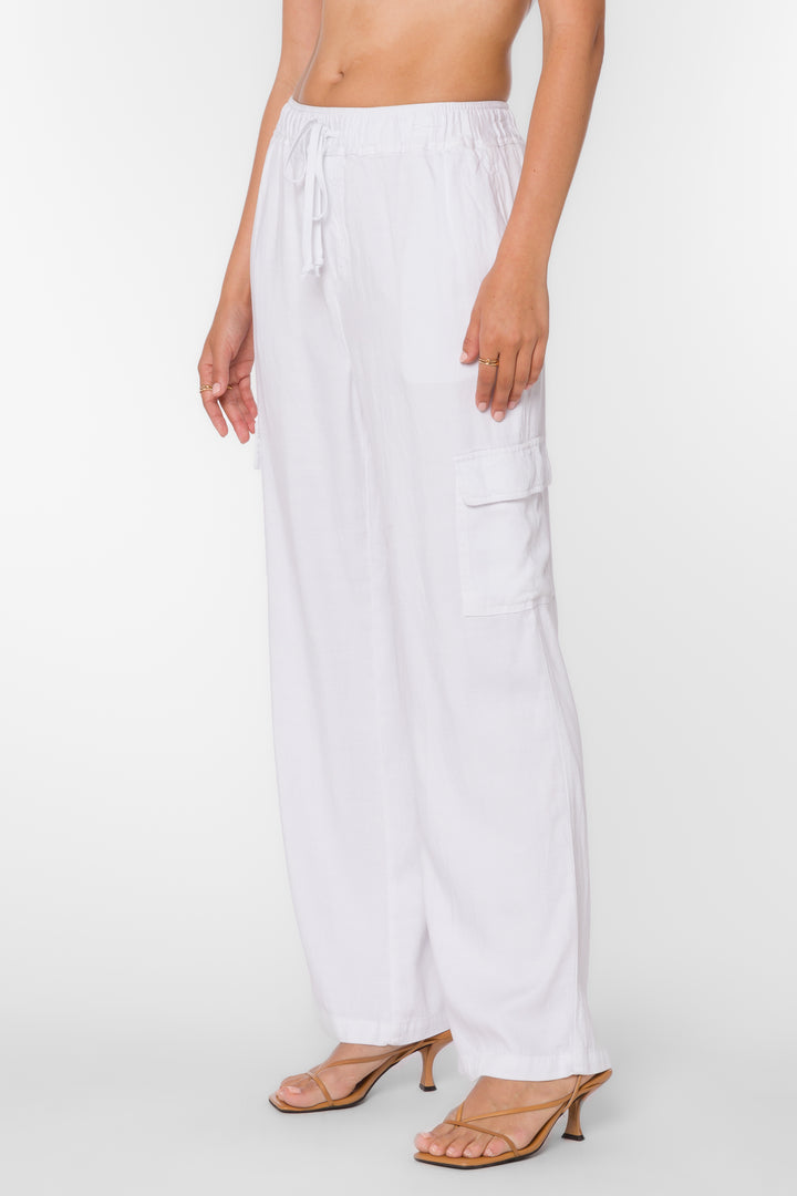 Lynlee Optic White Pants - Bottoms - Velvet Heart Clothing