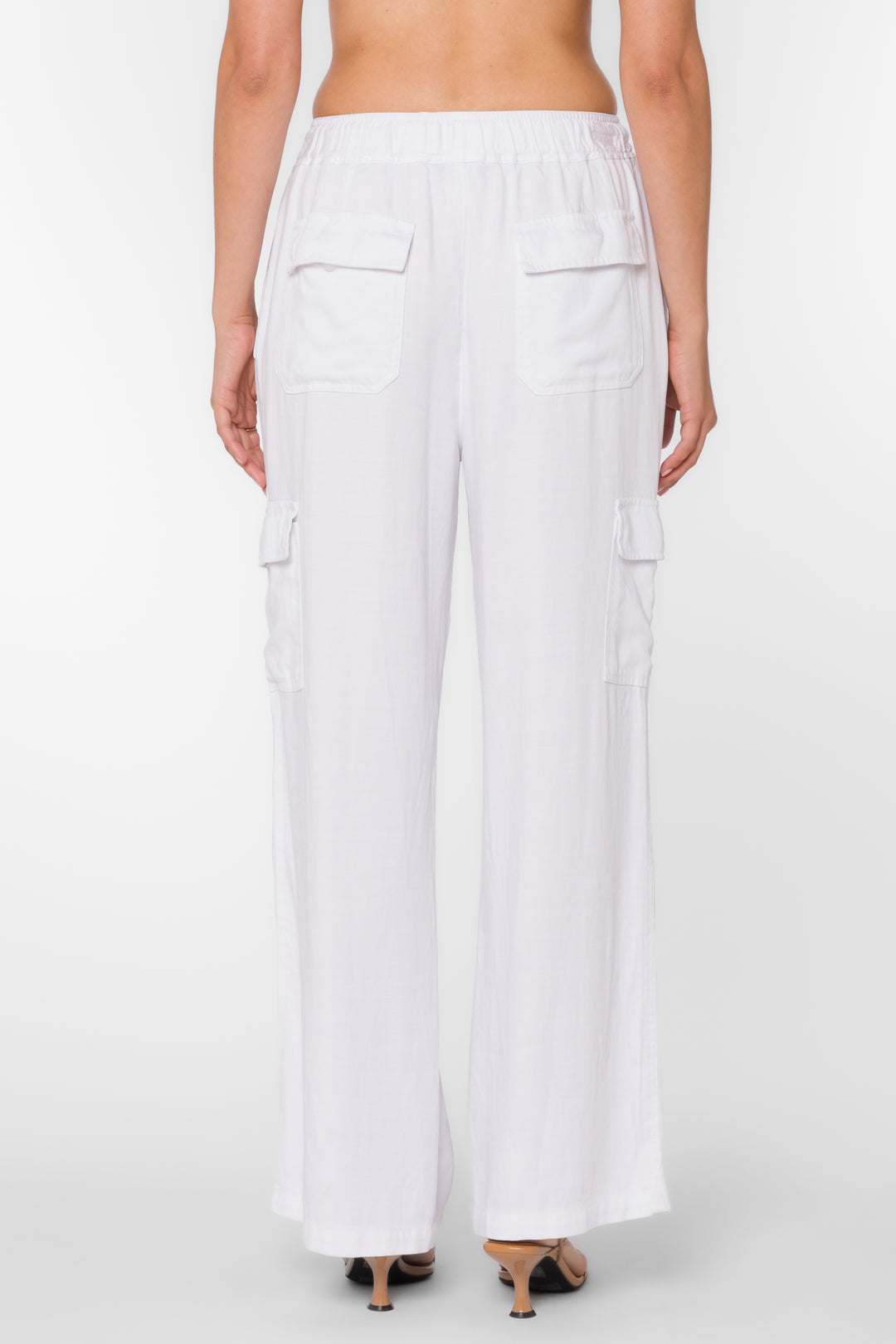 Lynlee Optic White Pants - Bottoms - Velvet Heart Clothing