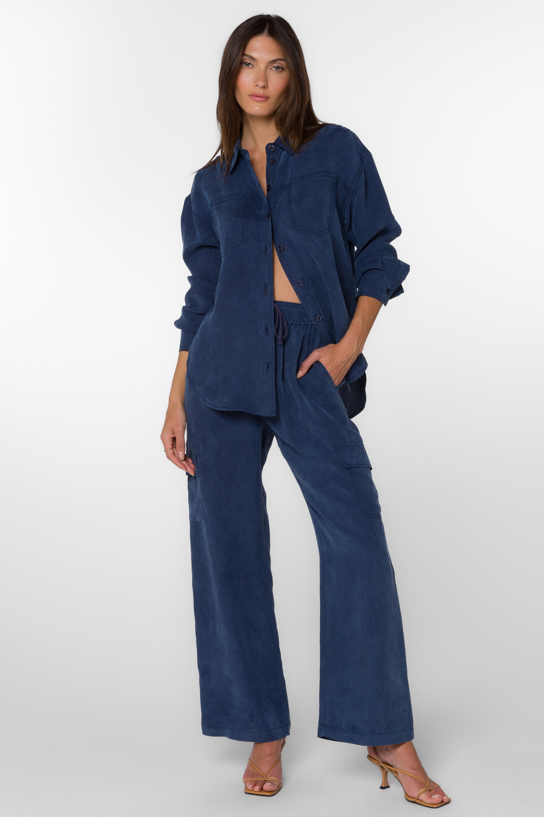 Lynlee Navy Pants - Pants - Velvet Heart Clothing
