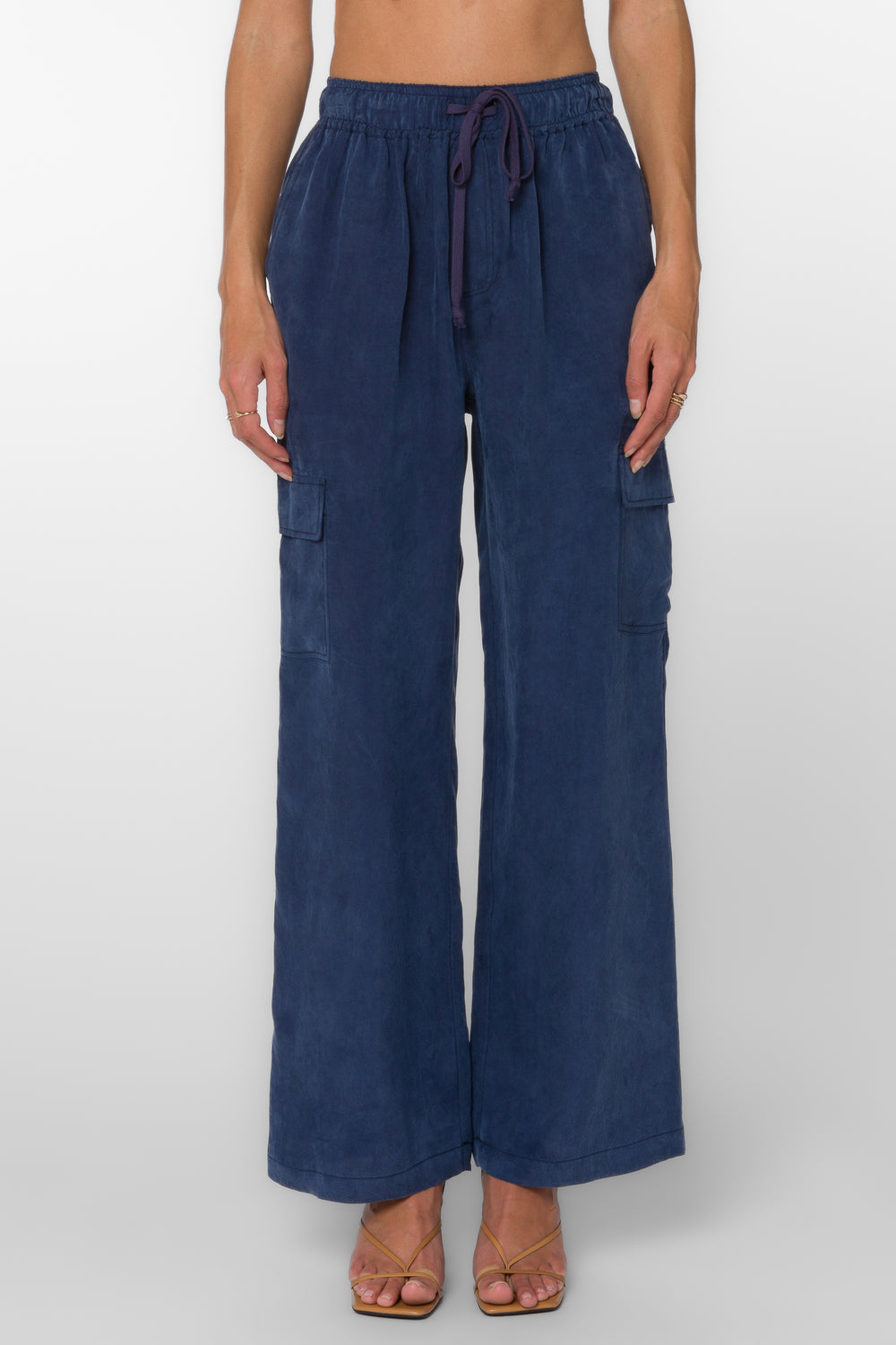 Lynlee Navy Pants - Pants - Velvet Heart Clothing