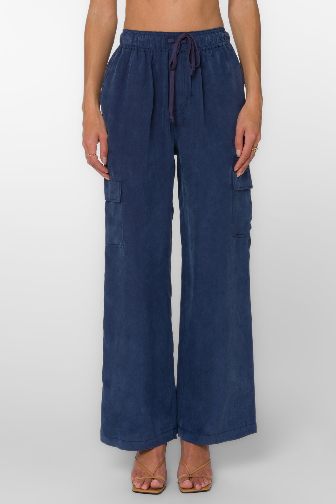Lynlee Navy Pants - Pants - Velvet Heart Clothing