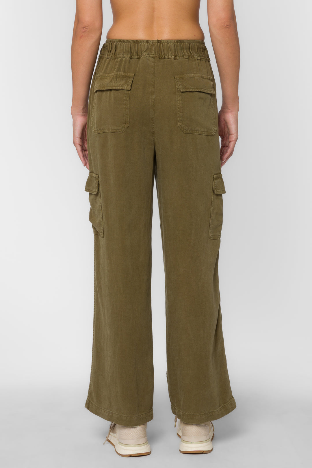 Lynlee Pesto Green Pants - Bottoms - Velvet Heart Clothing