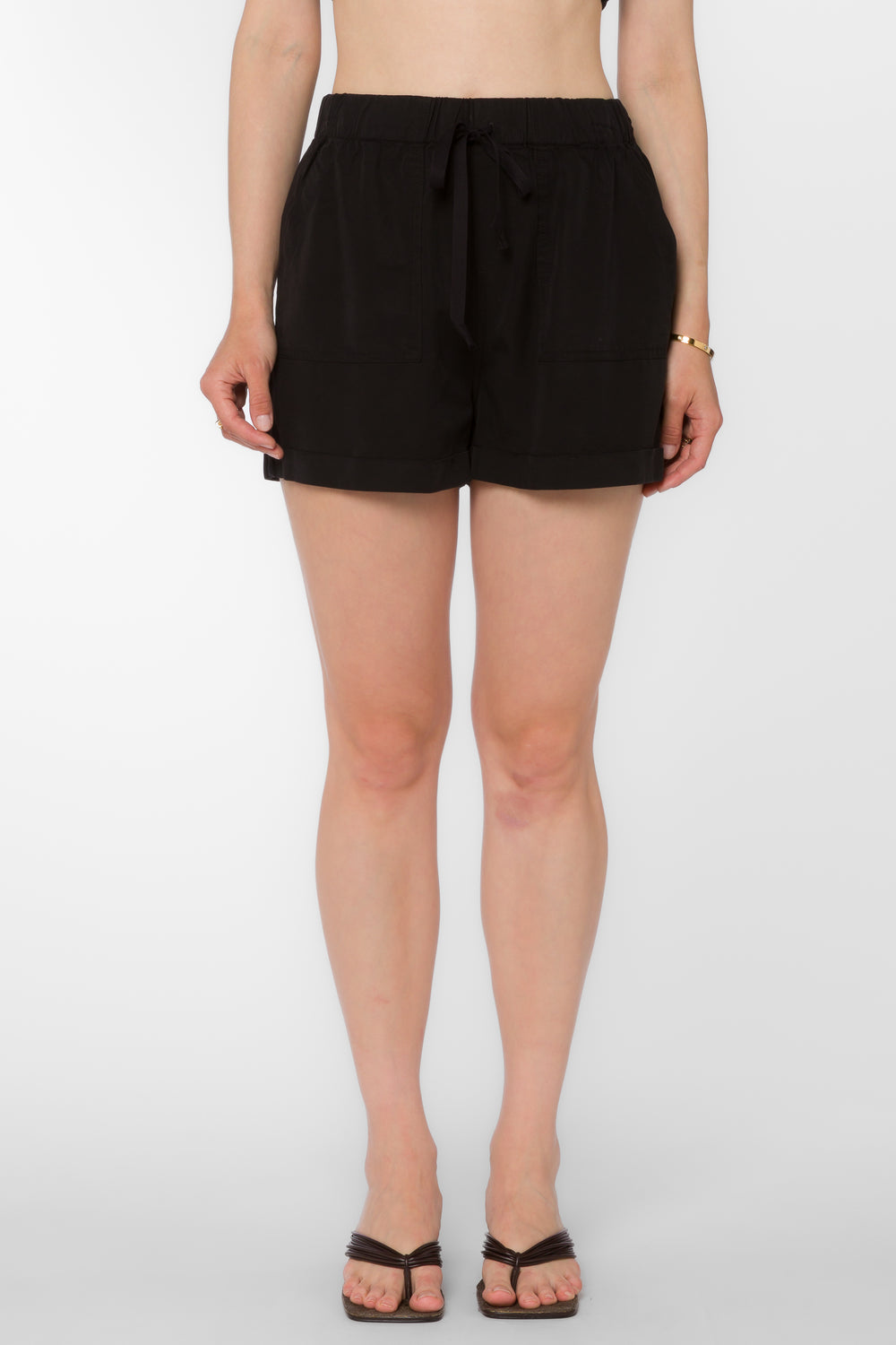 Lyra Black Shorts - Shorts - Velvet Heart Clothing