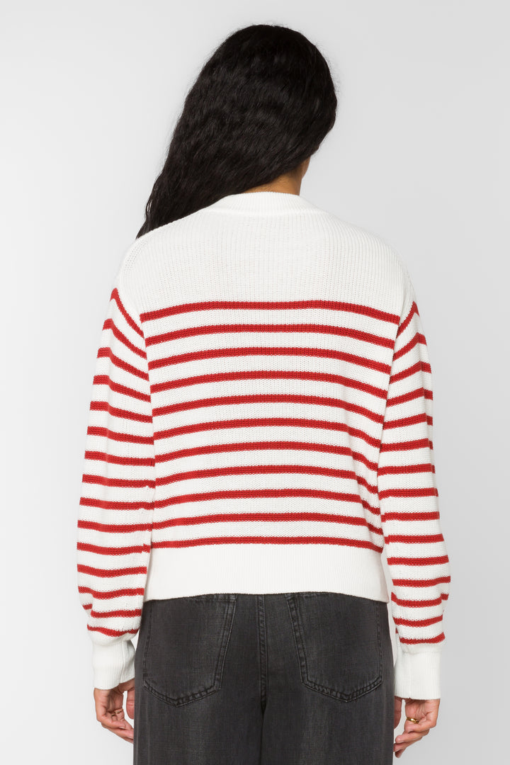 Margot Red Stripe Sweater - Sweaters - Velvet Heart Clothing