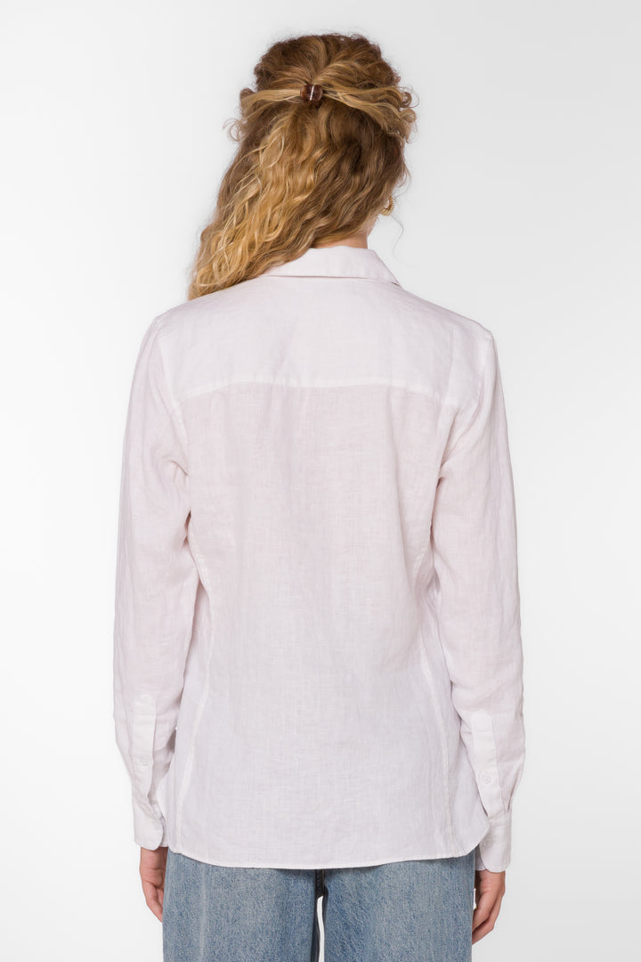 Memphis White Shirt - Tops - Velvet Heart Clothing