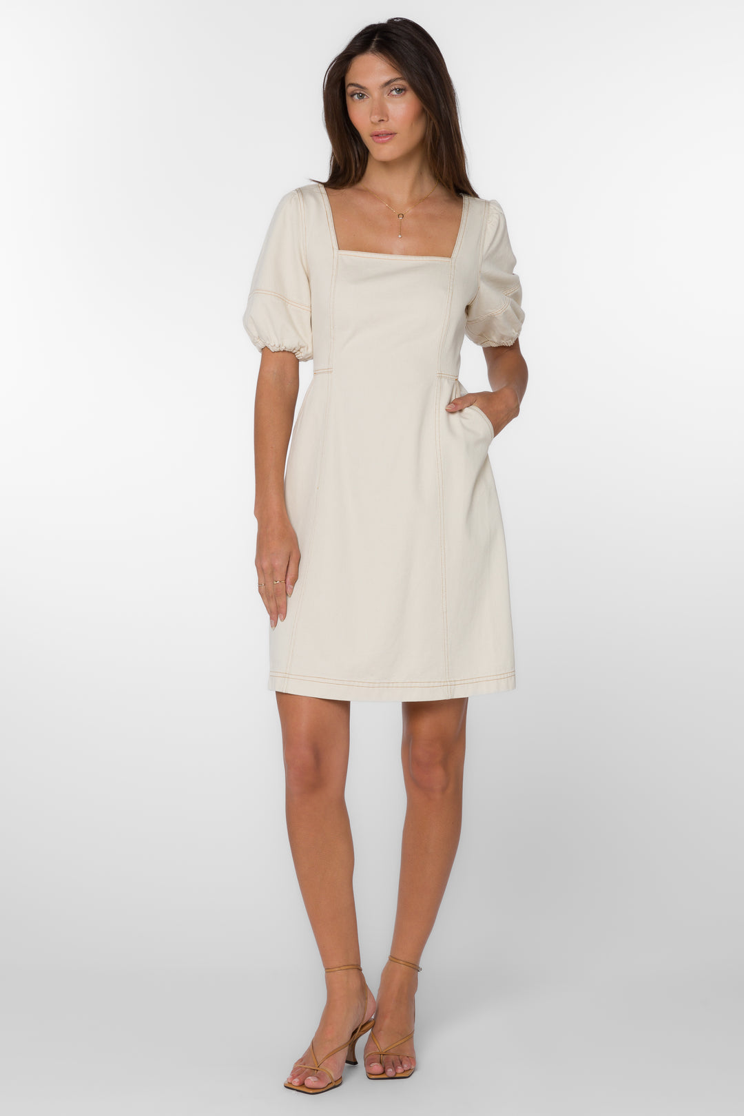 Miko Ivory Dress - Dresses - Velvet Heart Clothing