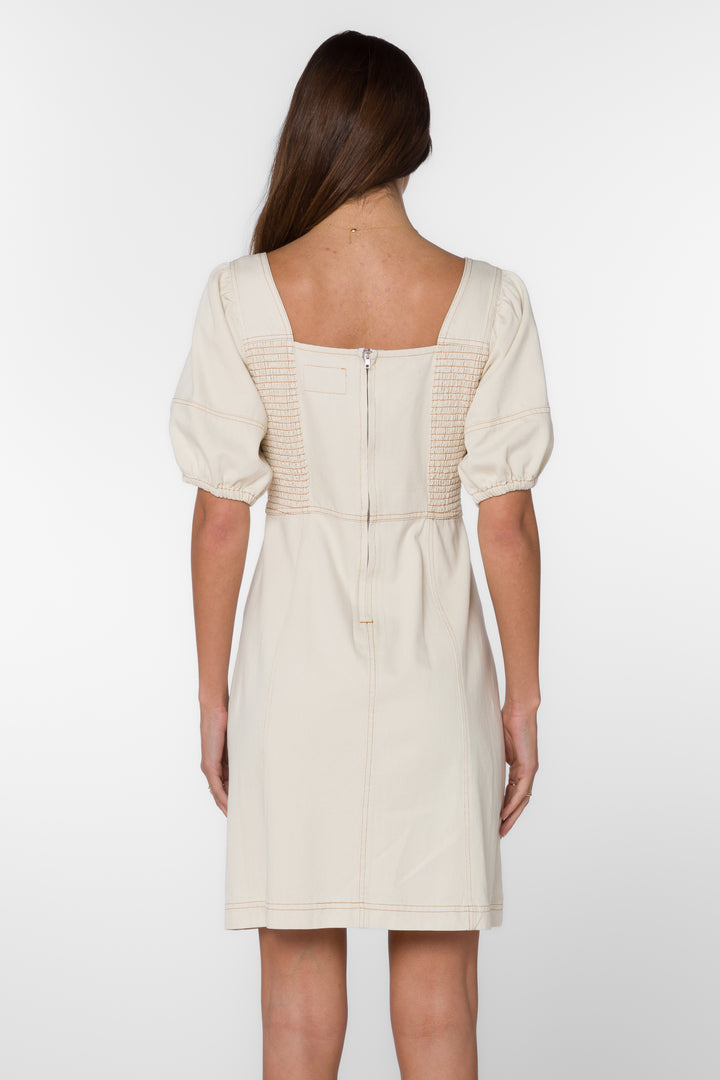 Miko Ivory Dress - Dresses - Velvet Heart Clothing