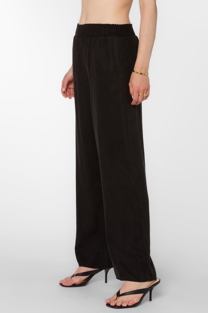 Morelia Black Tencel™ Pants - Bottoms - Velvet Heart Clothing