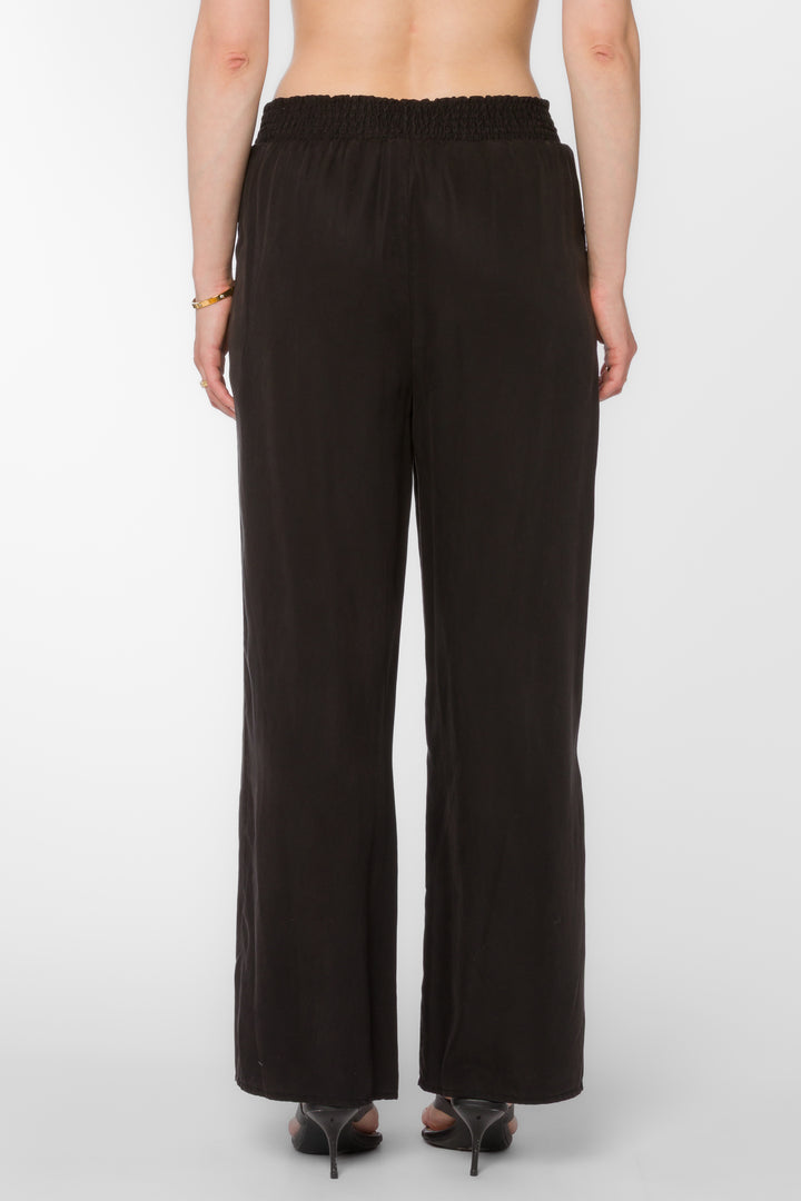 Morelia Black Tencel™ Pants - Bottoms - Velvet Heart Clothing