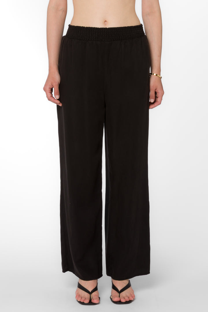 Morelia Black Tencel™ Pants - Bottoms - Velvet Heart Clothing