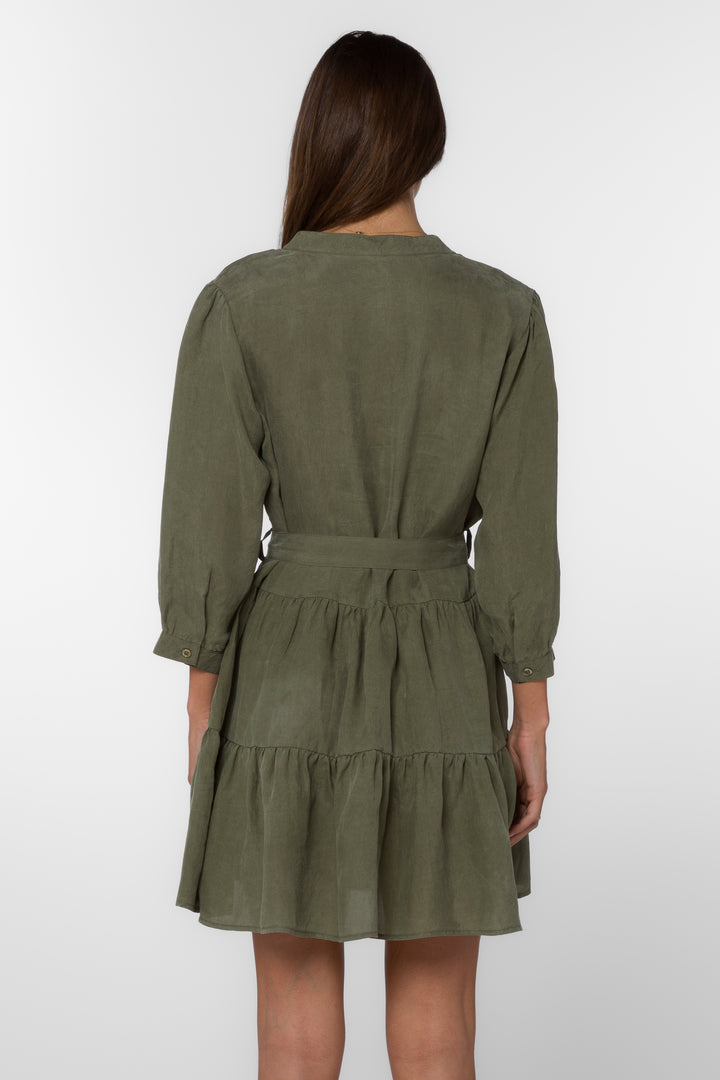 Noelle Olive Dress - Dresses - Velvet Heart Clothing