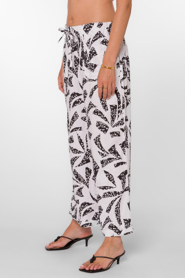 Pace Black White Pants - Bottoms - Velvet Heart Clothing