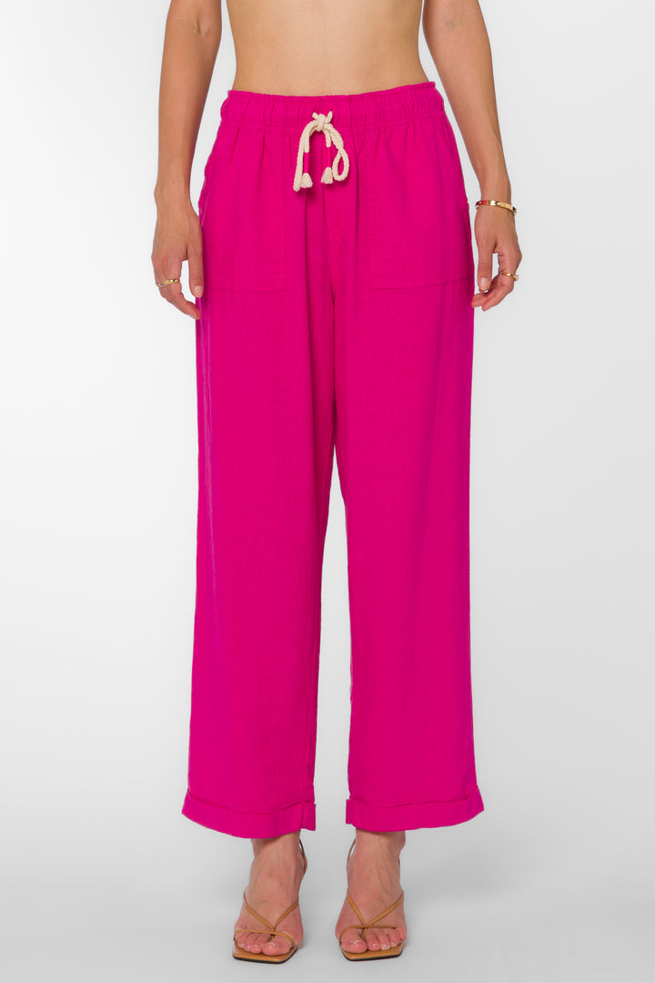 Raylin Fuchsia Flambe Pants - Pants - Velvet Heart Clothing