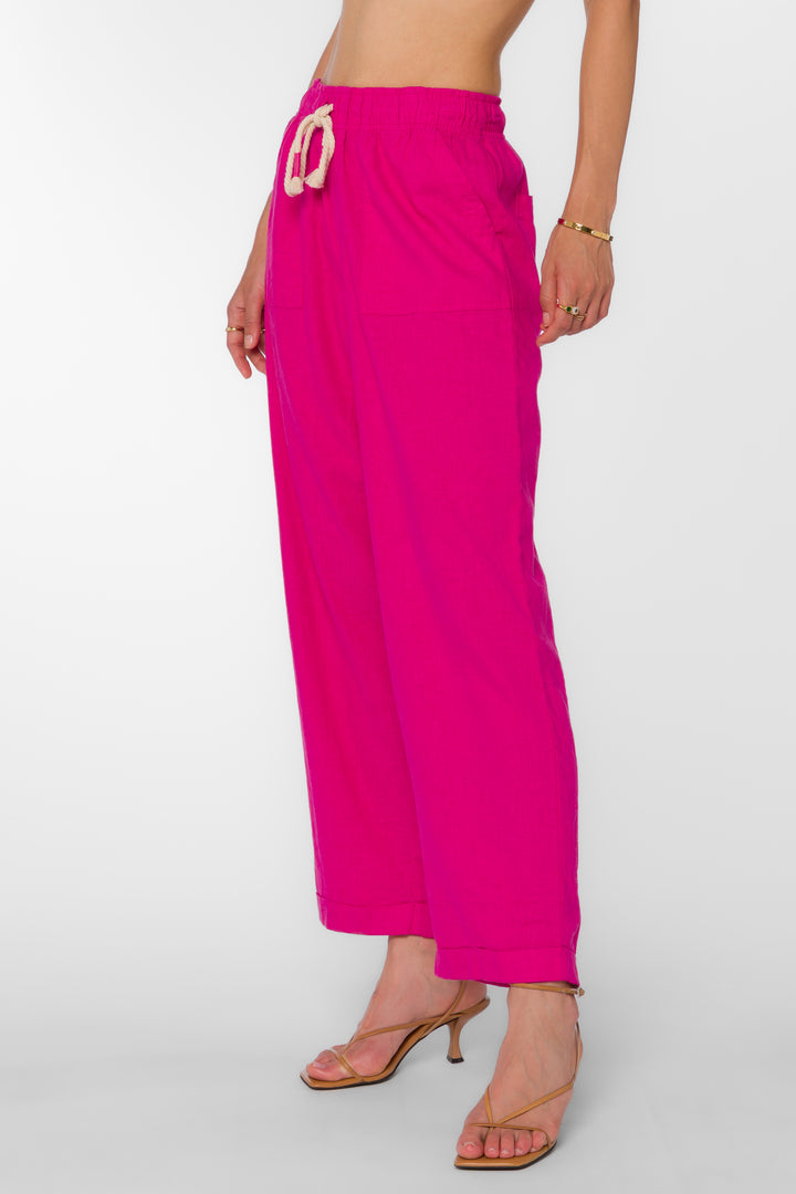 Raylin Fuchsia Flambe Pants - Pants - Velvet Heart Clothing