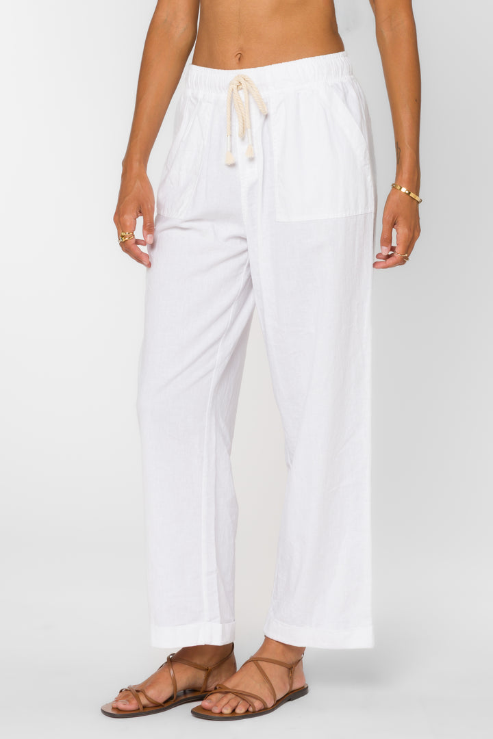 Raylin Optic White Pants - Pants - Velvet Heart Clothing