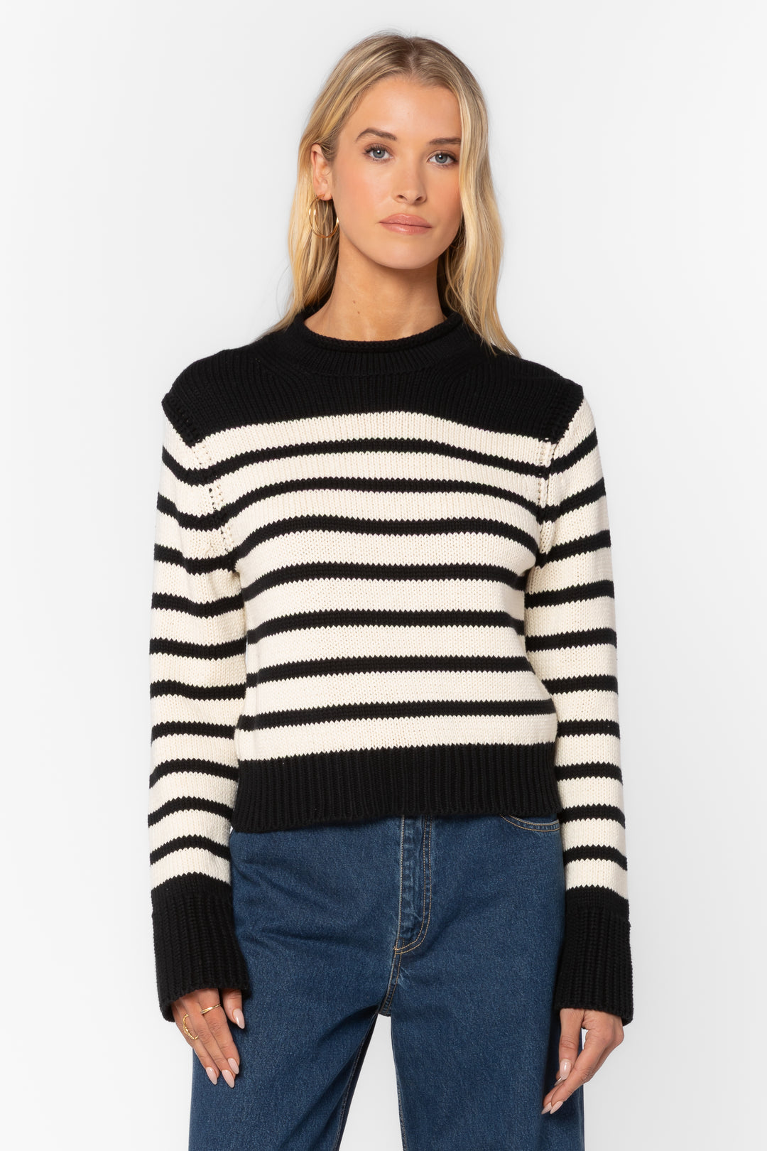 Ridley Bandit Stripe Sweater - Sweaters - Velvet Heart Clothing