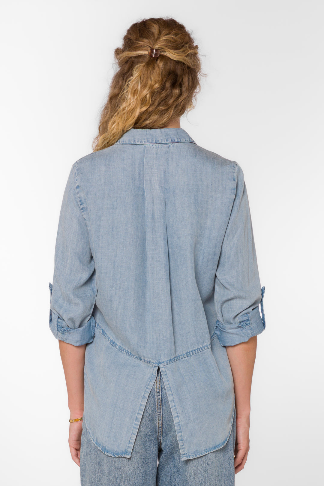 Riley Classic Indigo Shirt - Tops - Velvet Heart Clothing