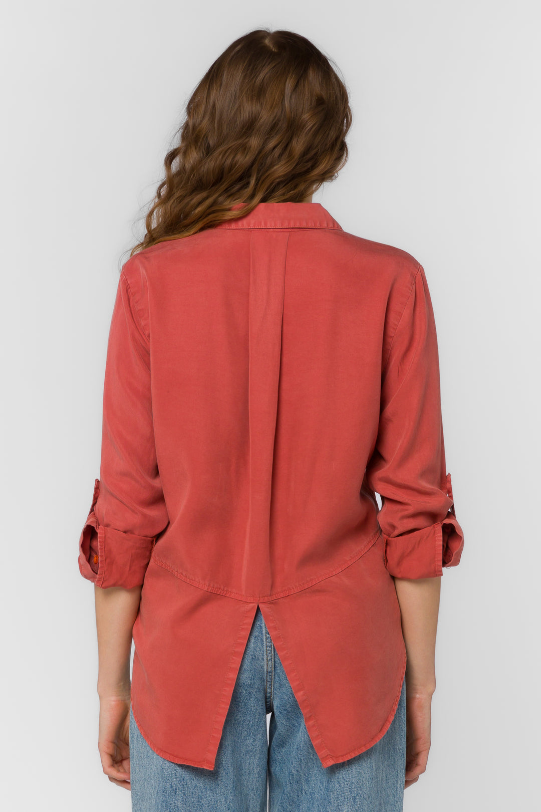 Riley Burnt Brick Shirt - Tops - Velvet Heart Clothing