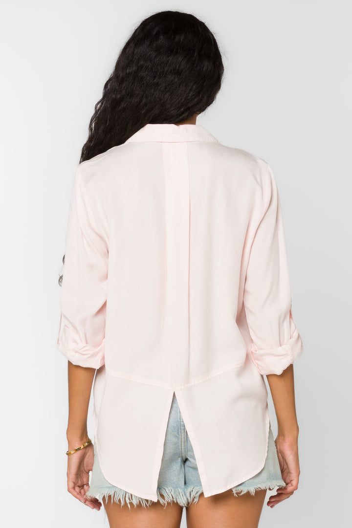 Riley Pink Mist Shirt - Tops - Velvet Heart Clothing