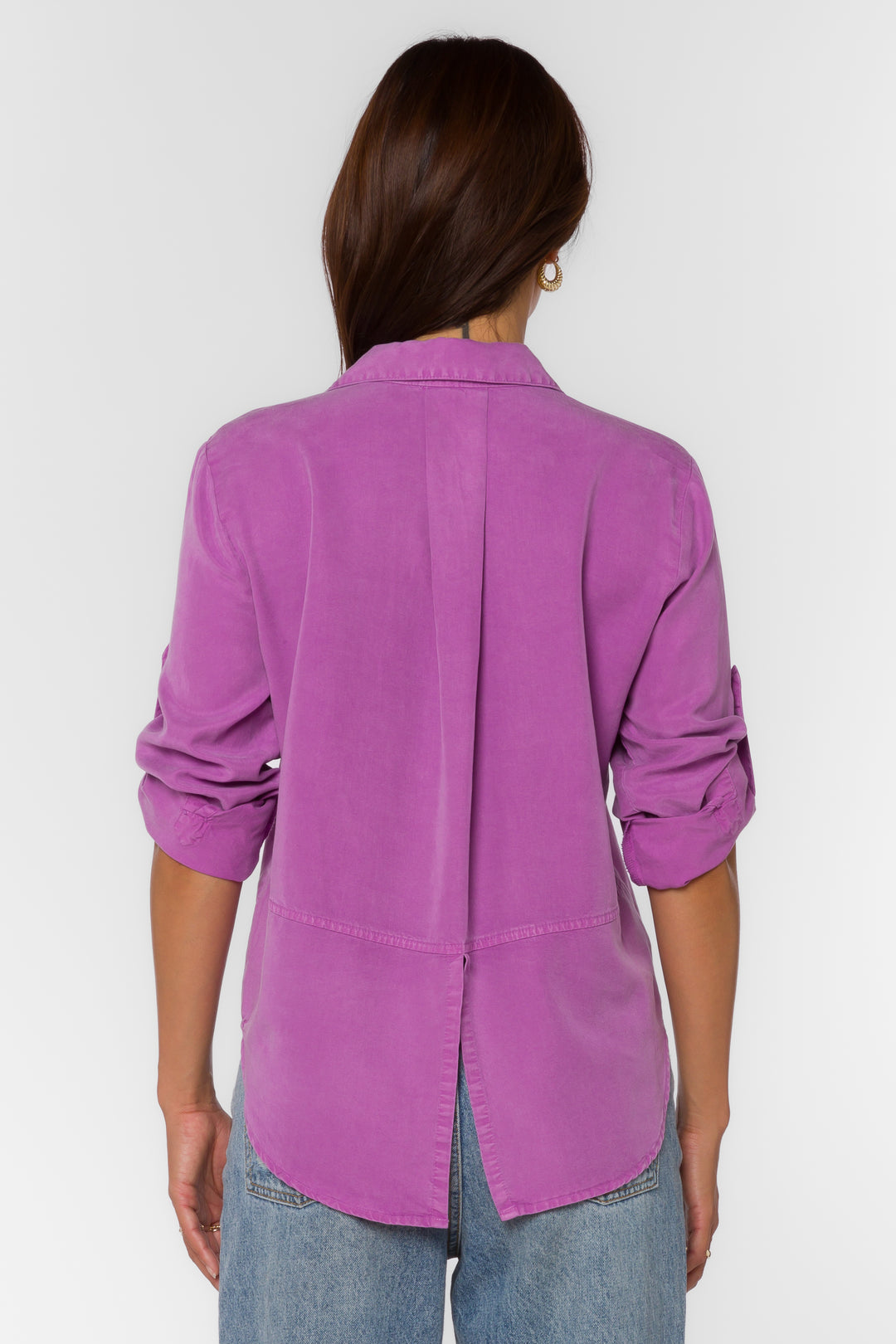 Riley Lavender Bloom Shirt - Tops - Velvet Heart Clothing