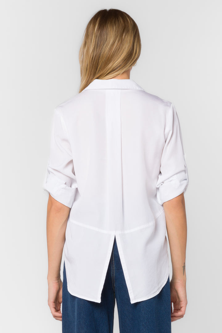 Riley White Shirt - Tops - Velvet Heart Clothing