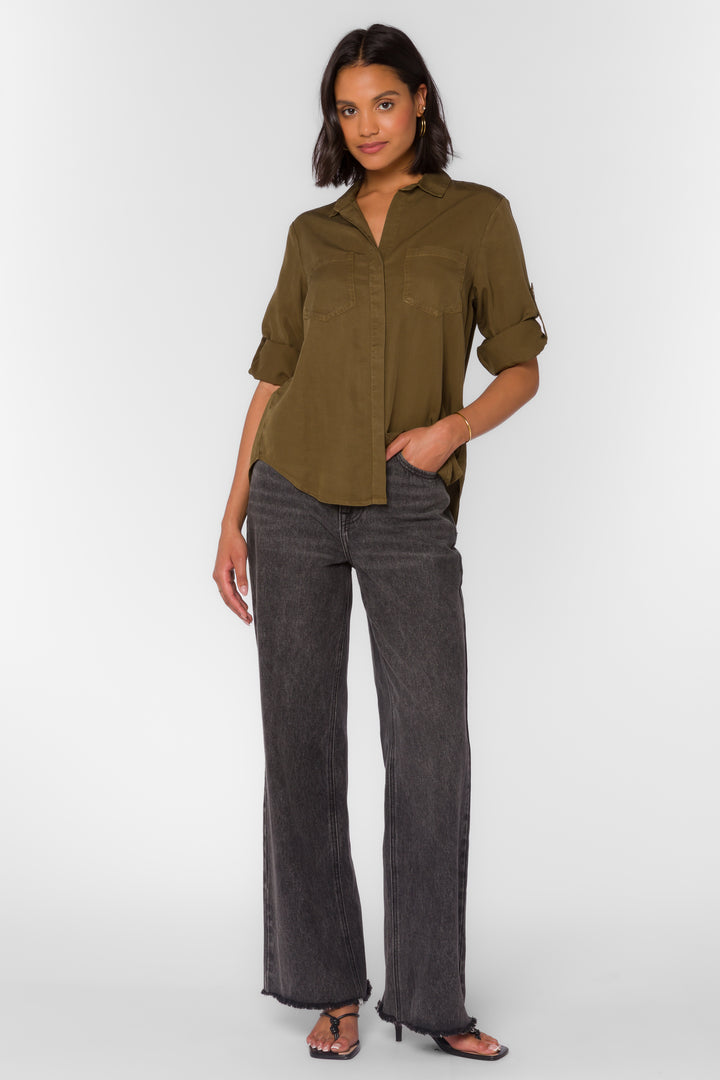Riley Pesto Green Shirt