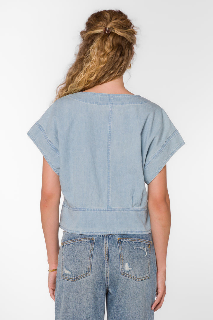 Roden Catalina Sky Top - Tops - Velvet Heart Clothing