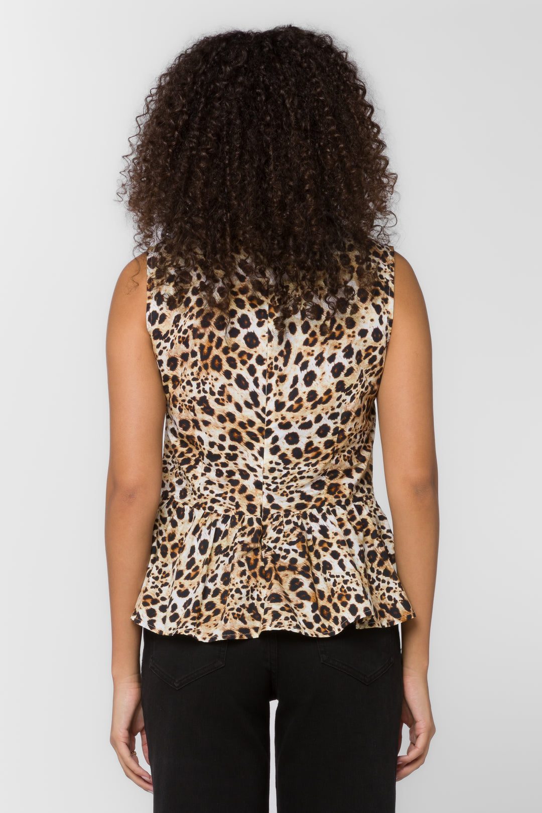 Rosalee Leopard Skin Top
