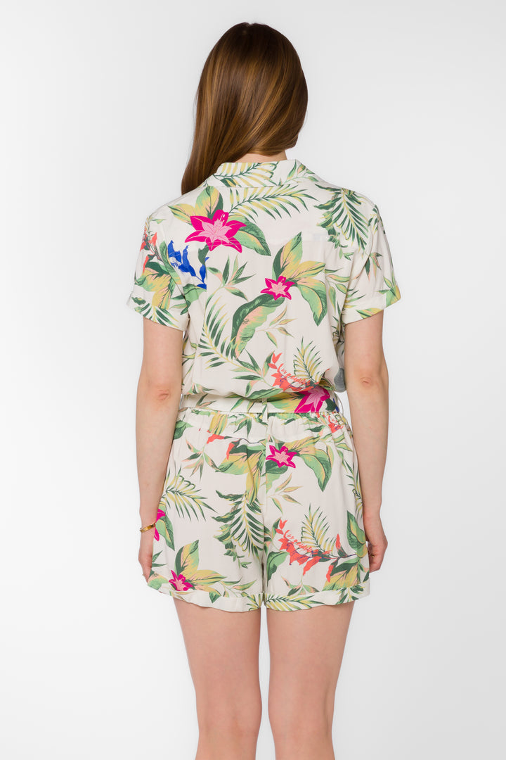 Rosalie Tropical Jungle Romper - Jumpsuits & Rompers - Velvet Heart Clothing