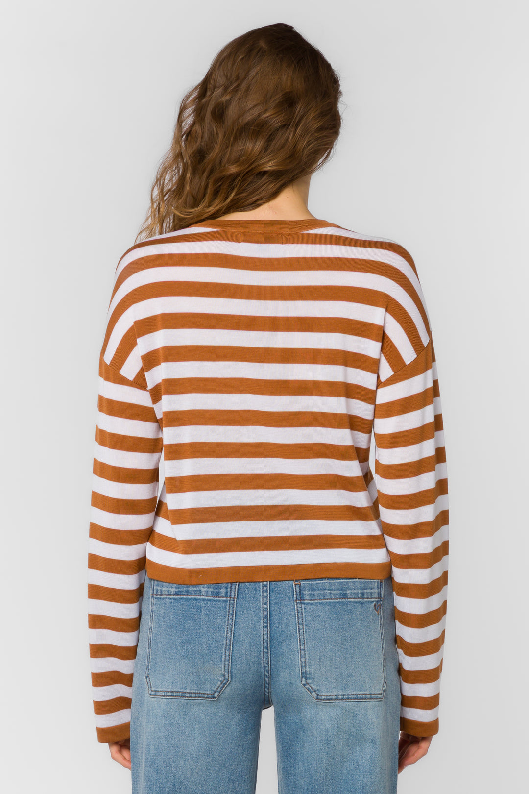 Rumi Cinnamon Stripe Tee