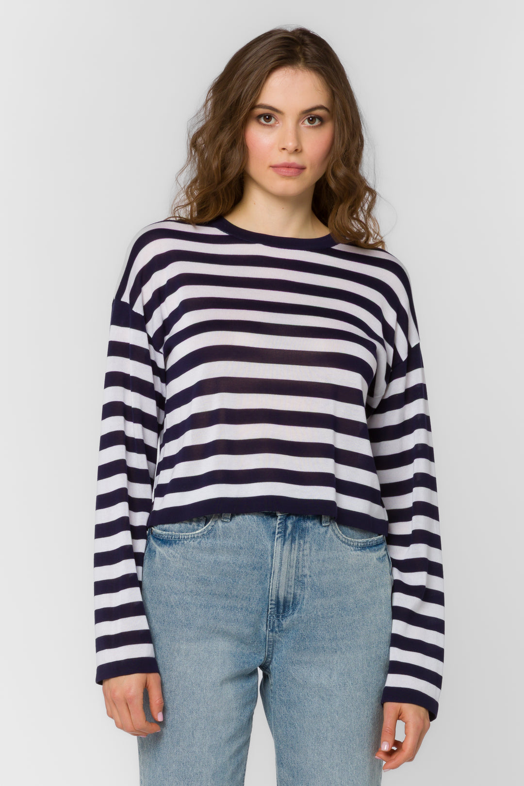 Rumi Navy Stripe Tee