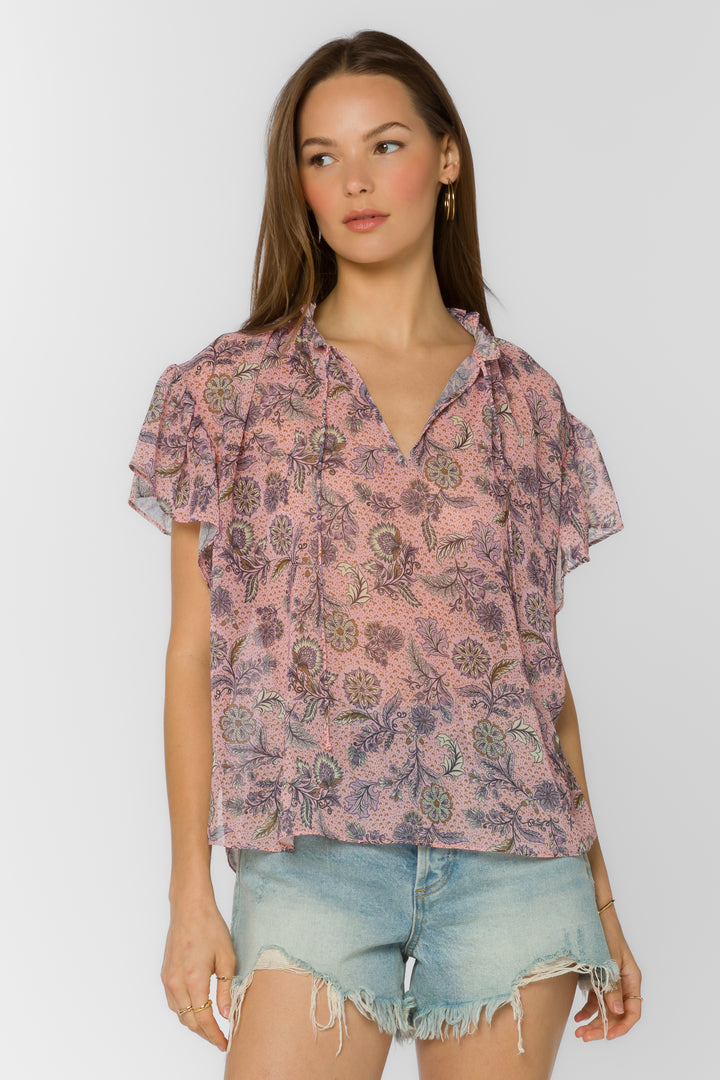 Sarah Kawaii Bloom Blouse - Tops - Velvet Heart Clothing