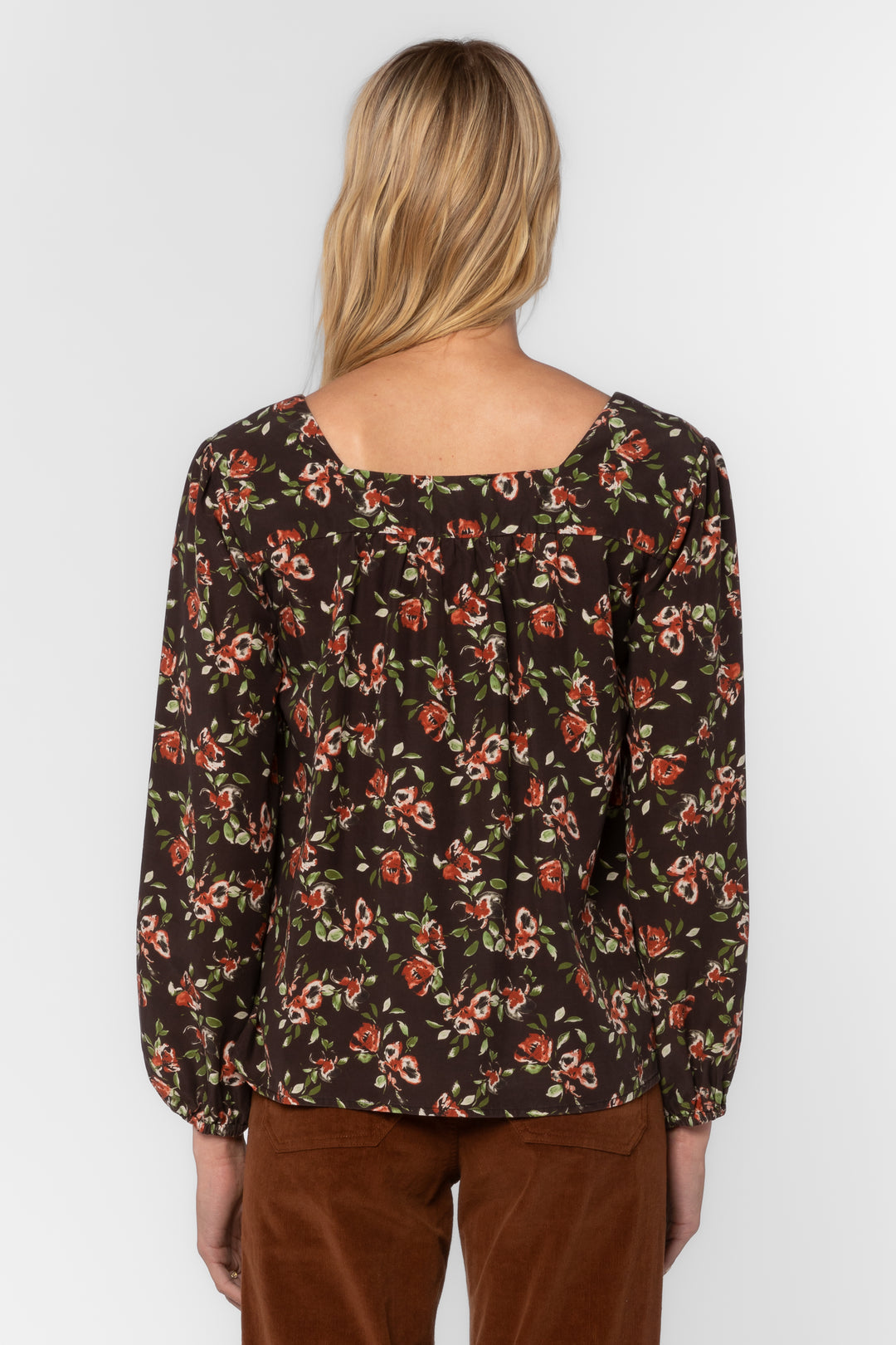 Sela Watercolor Blossom Top - Tops - Velvet Heart Clothing