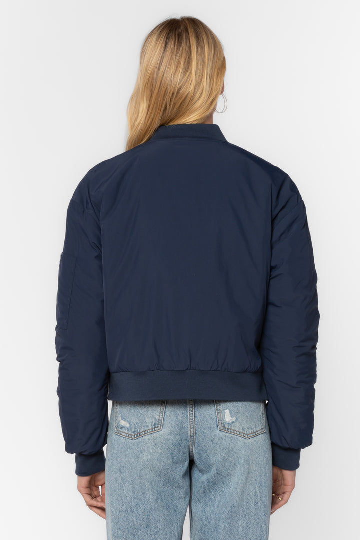Shayla French Navy Jacket - Jackets & Outerwear - Velvet Heart Clothing