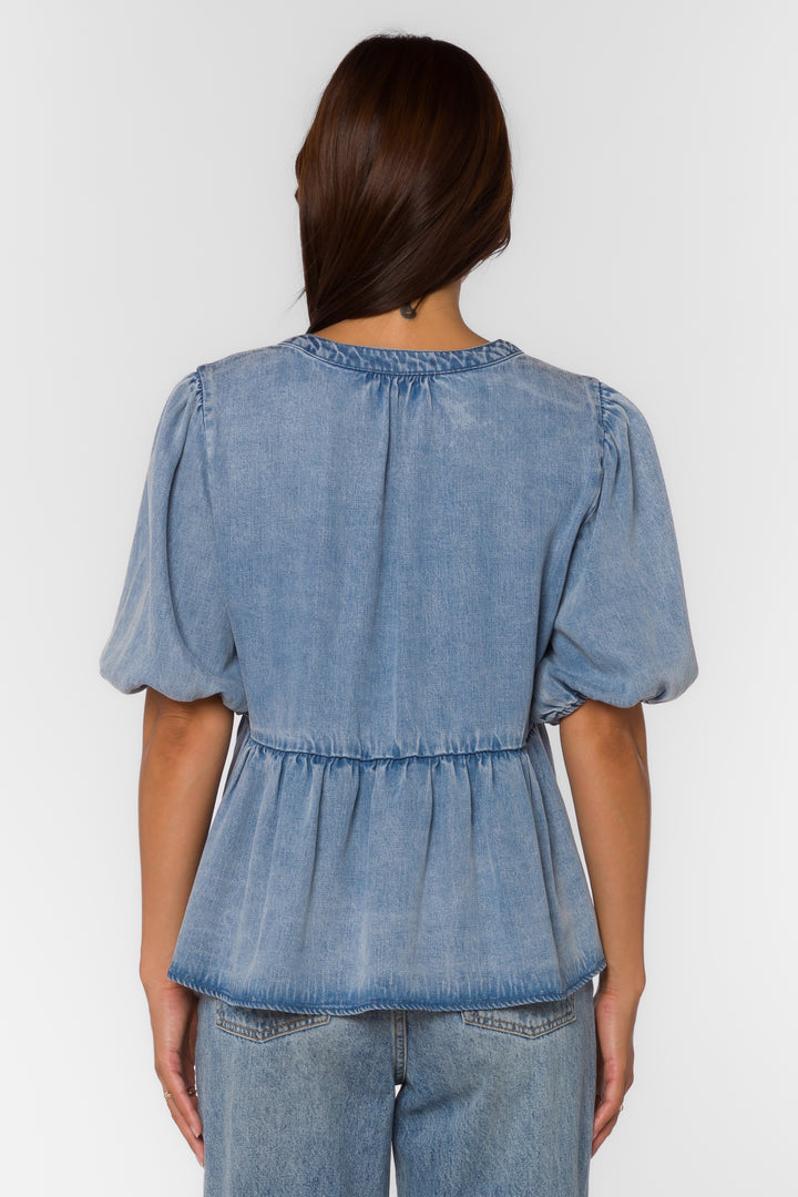 Shirley Light Skyfall Top - Tops - Velvet Heart Clothing