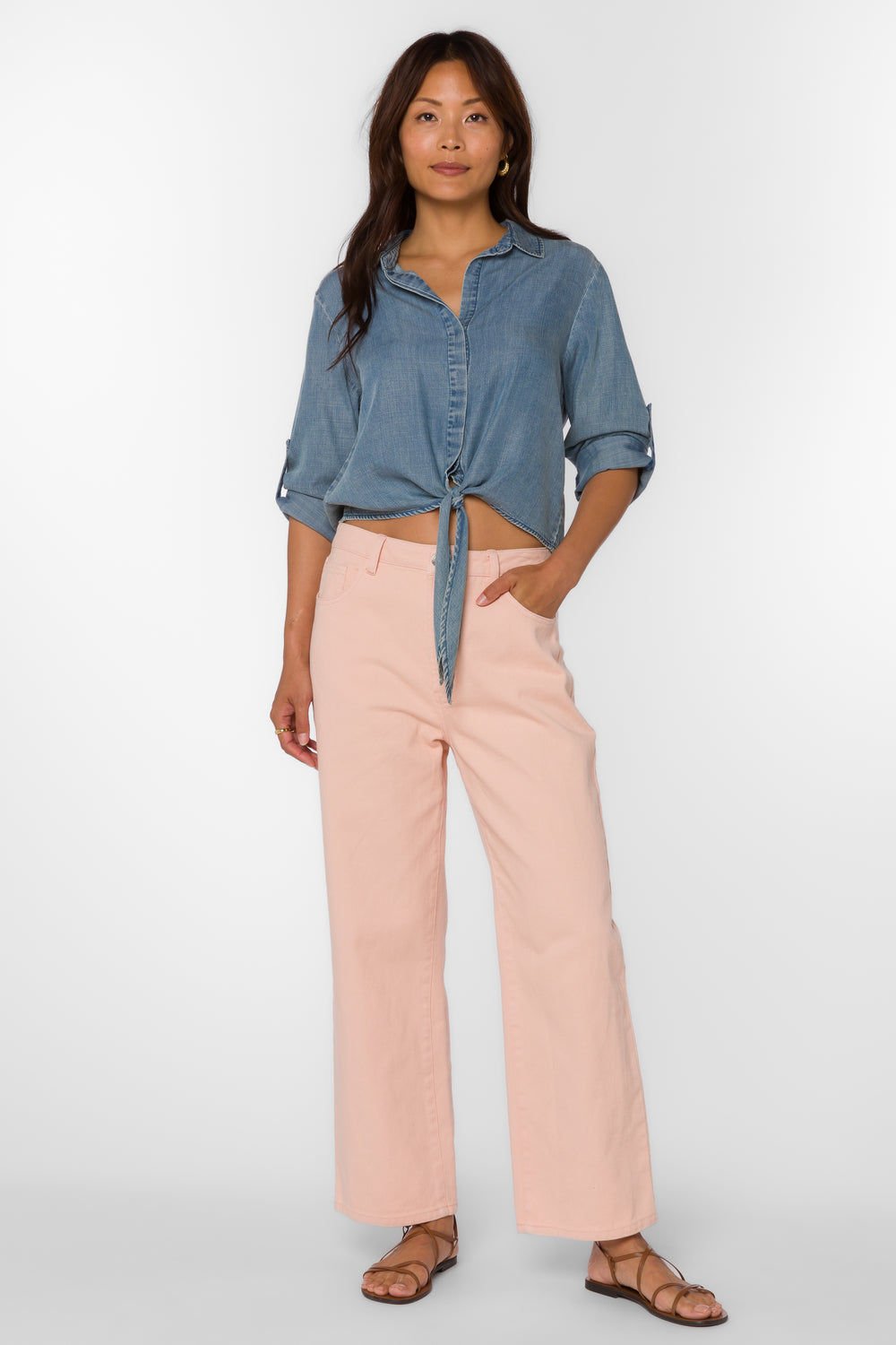 Solange Medium Stone Shirt - Tops - Velvet Heart Clothing