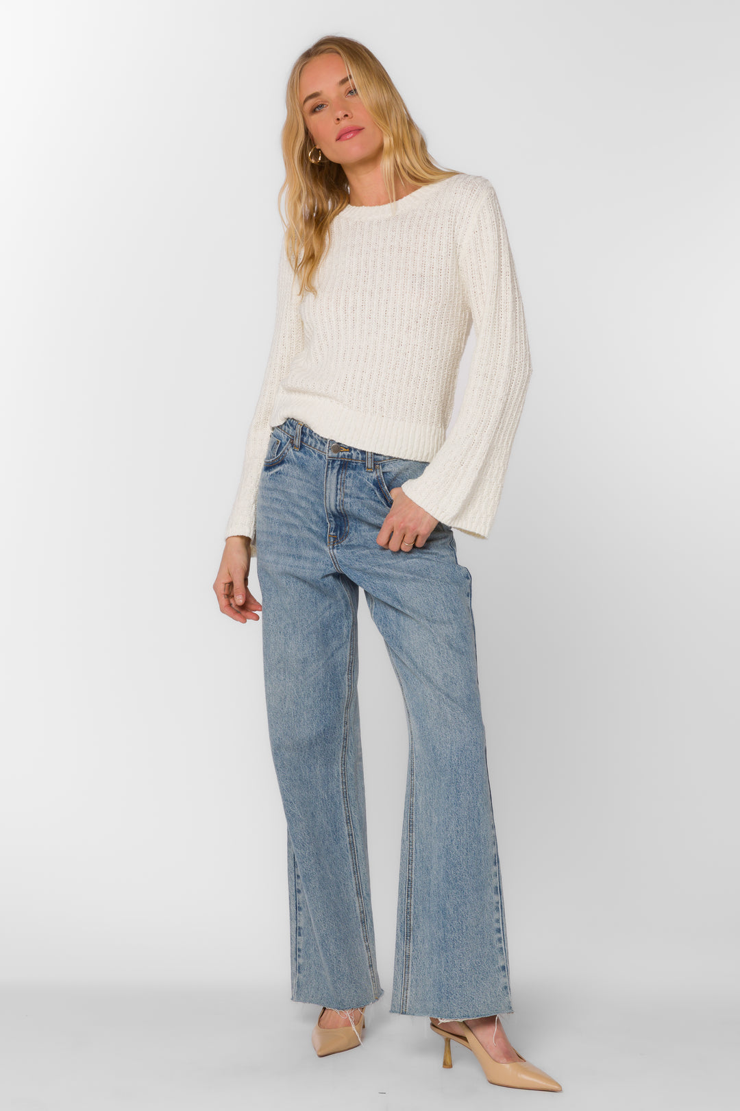 Solvang Optic White Sweater
