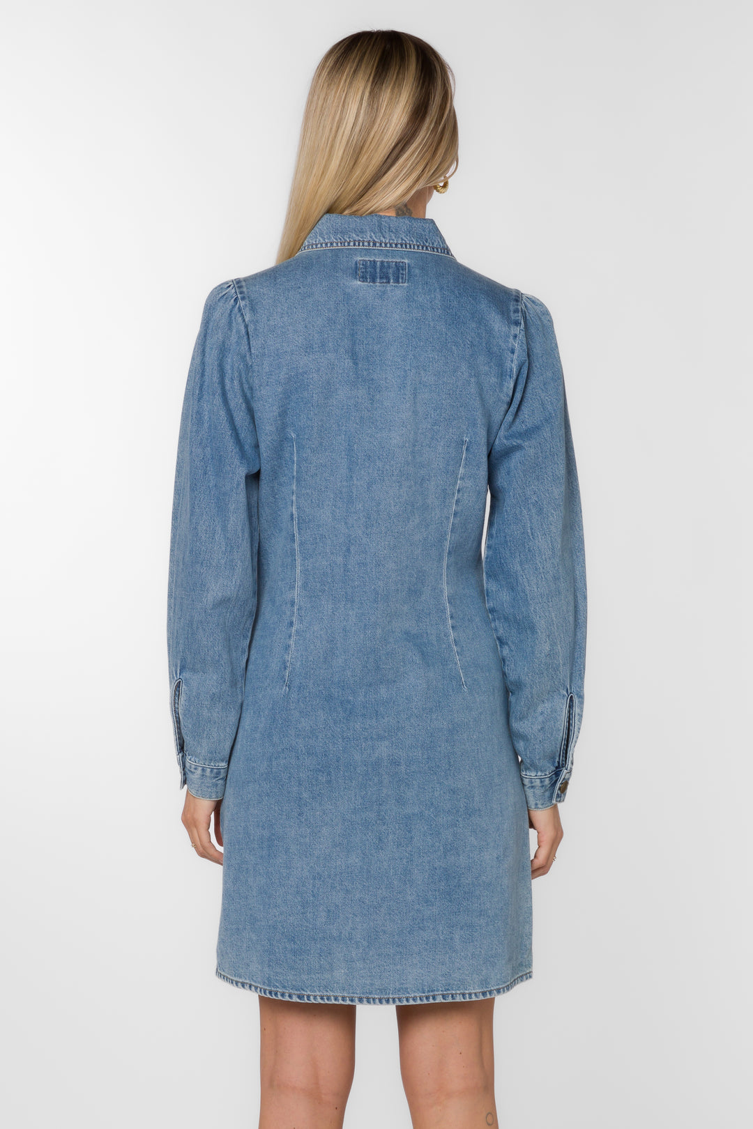 Sonja Blue Havana Dress - Dresses - Velvet Heart Clothing