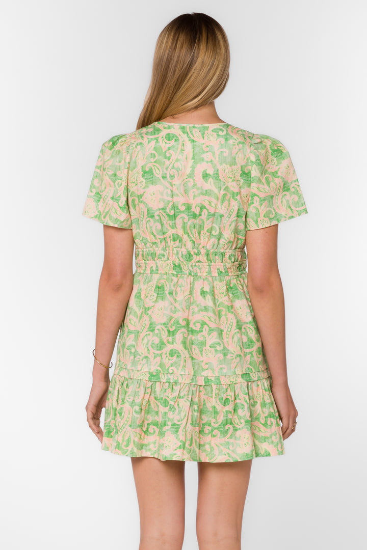 Stilla Jacobean Floral Dress - Dresses - Velvet Heart Clothing