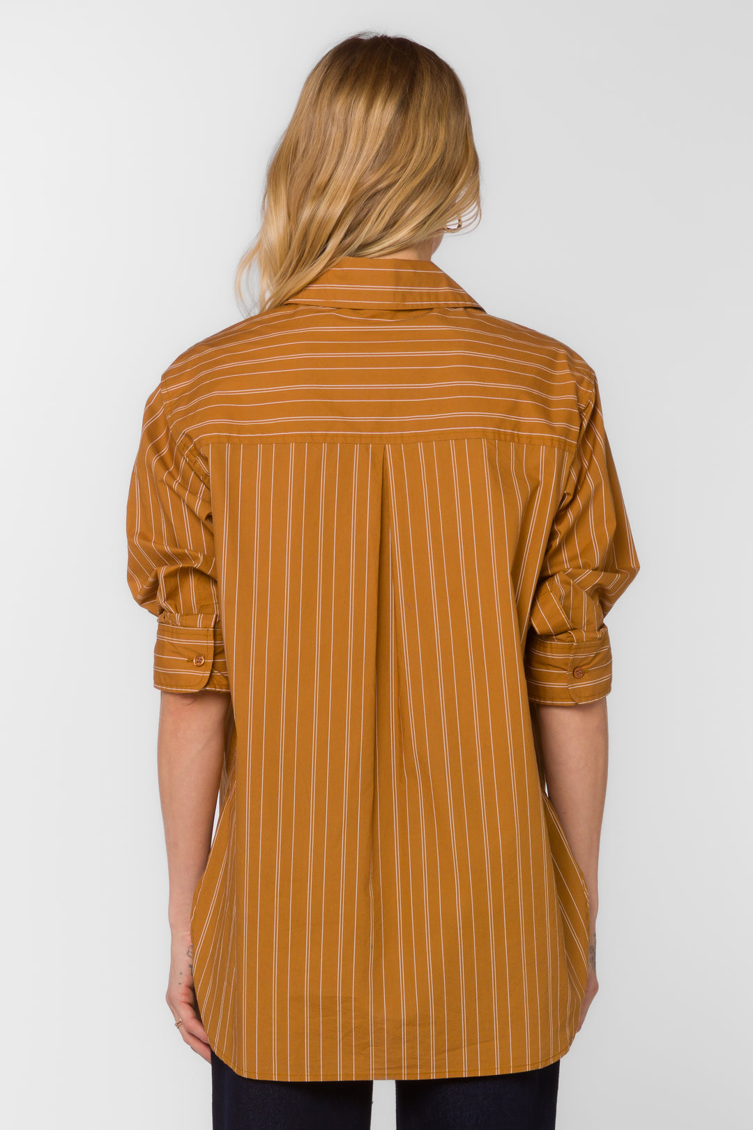 Suri Cinnamon Stripe Shirt